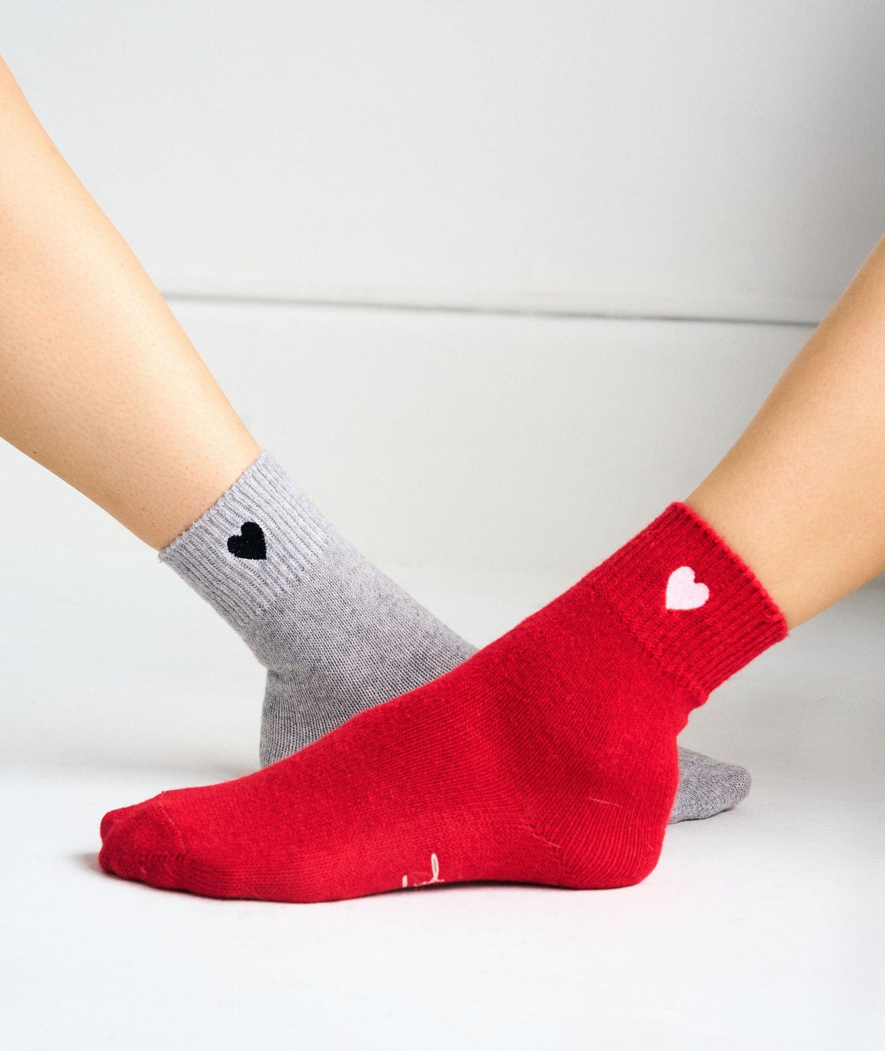 Sweetheart Socks in Cerise