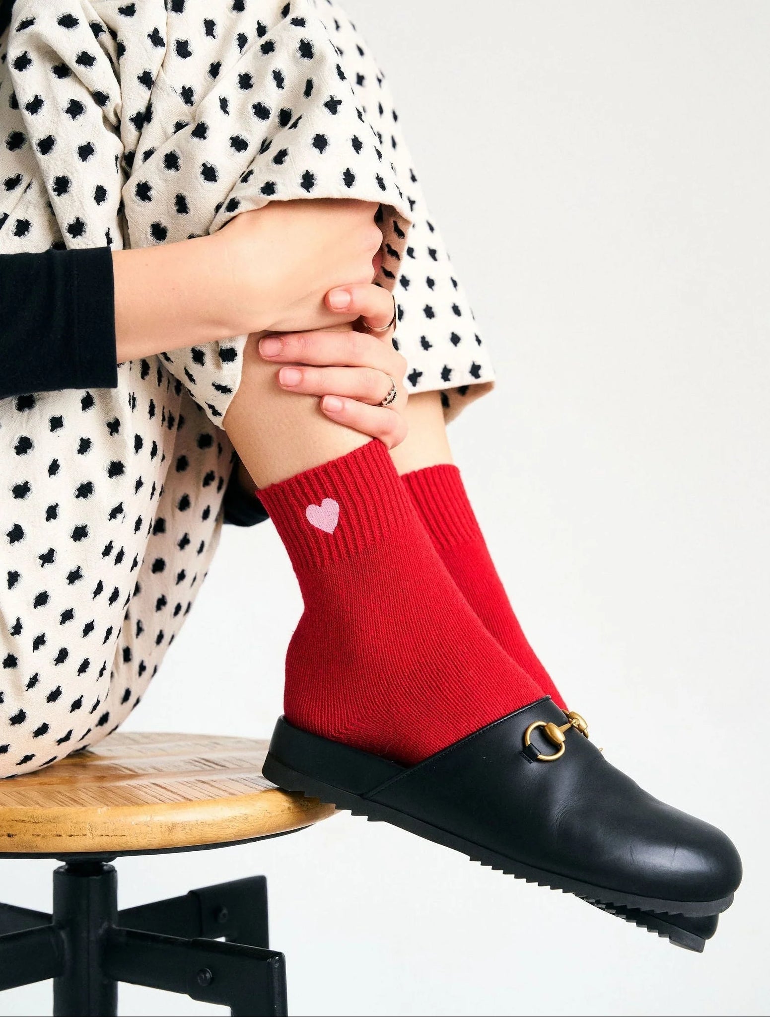 Sweetheart Socks in Walnut
