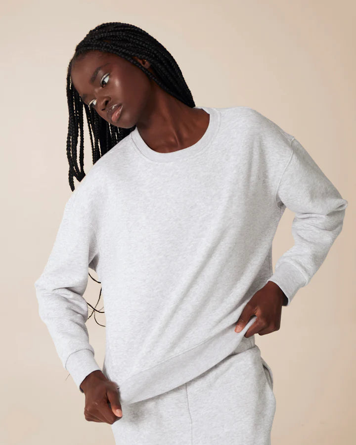Air Whipped Crew in Heather Grey