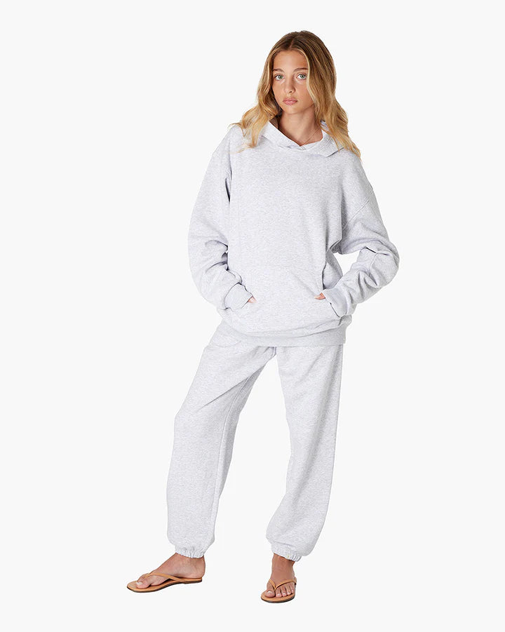Air Whipped Hoodie in Heather Grey