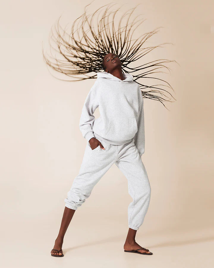 Air Whipped Hoodie in Heather Grey