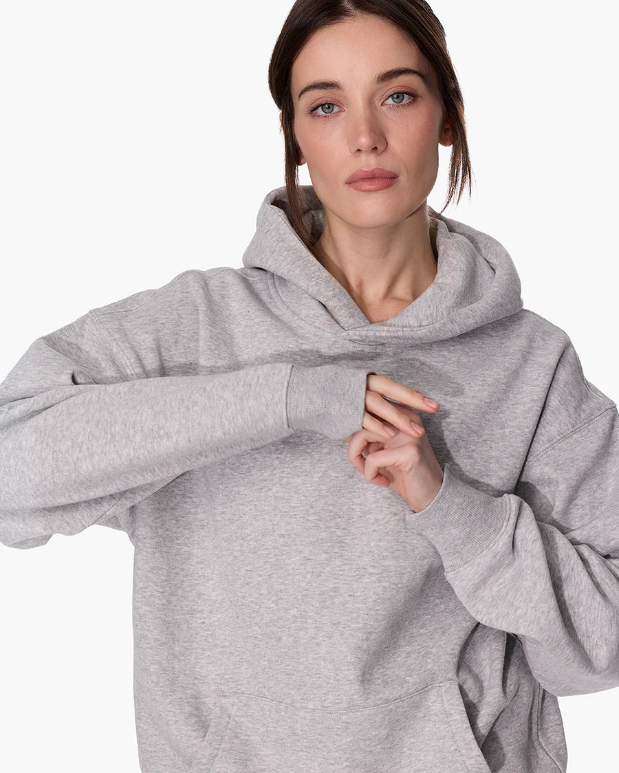 Cloudsoft Pullover Hoodie in Heather Grey