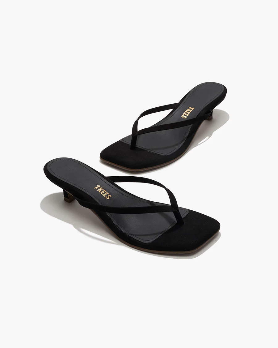 Square Toe Julia Suede in Sable