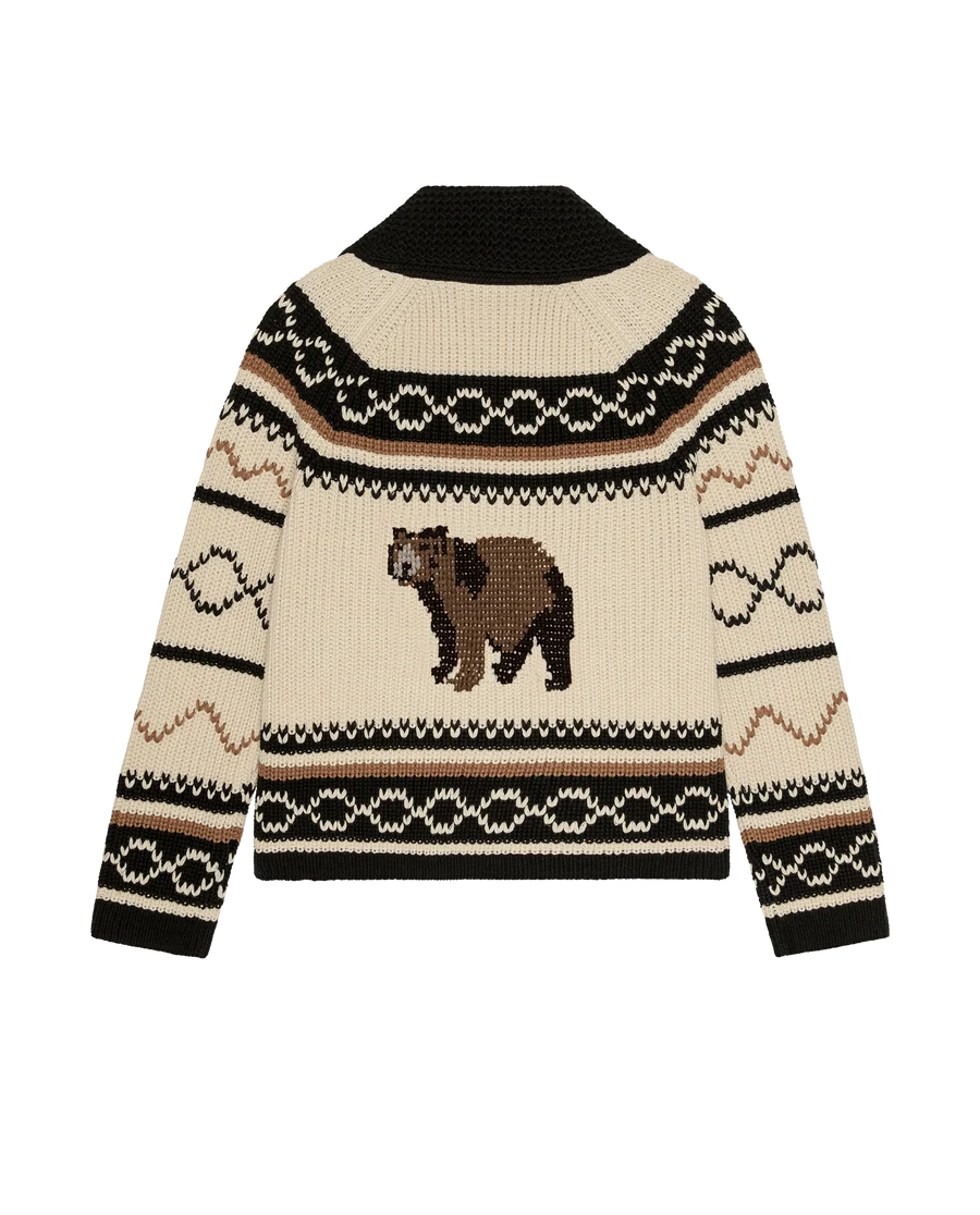 The Bear Lodge Cardigan. Black