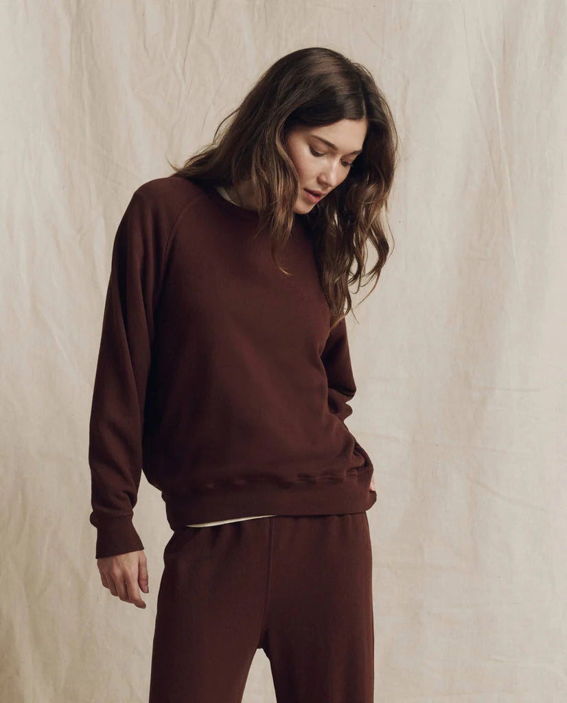 The College Sweatshirt. Driftwood