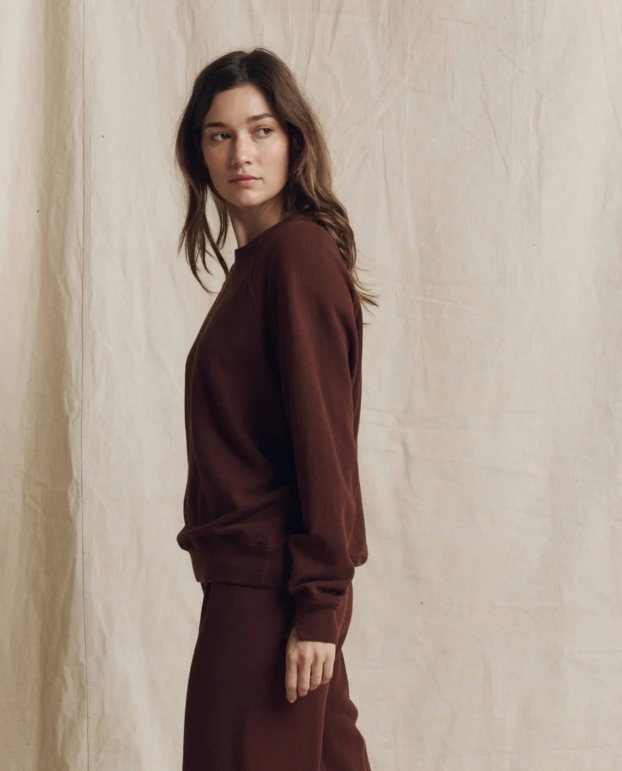 The College Sweatshirt. Driftwood