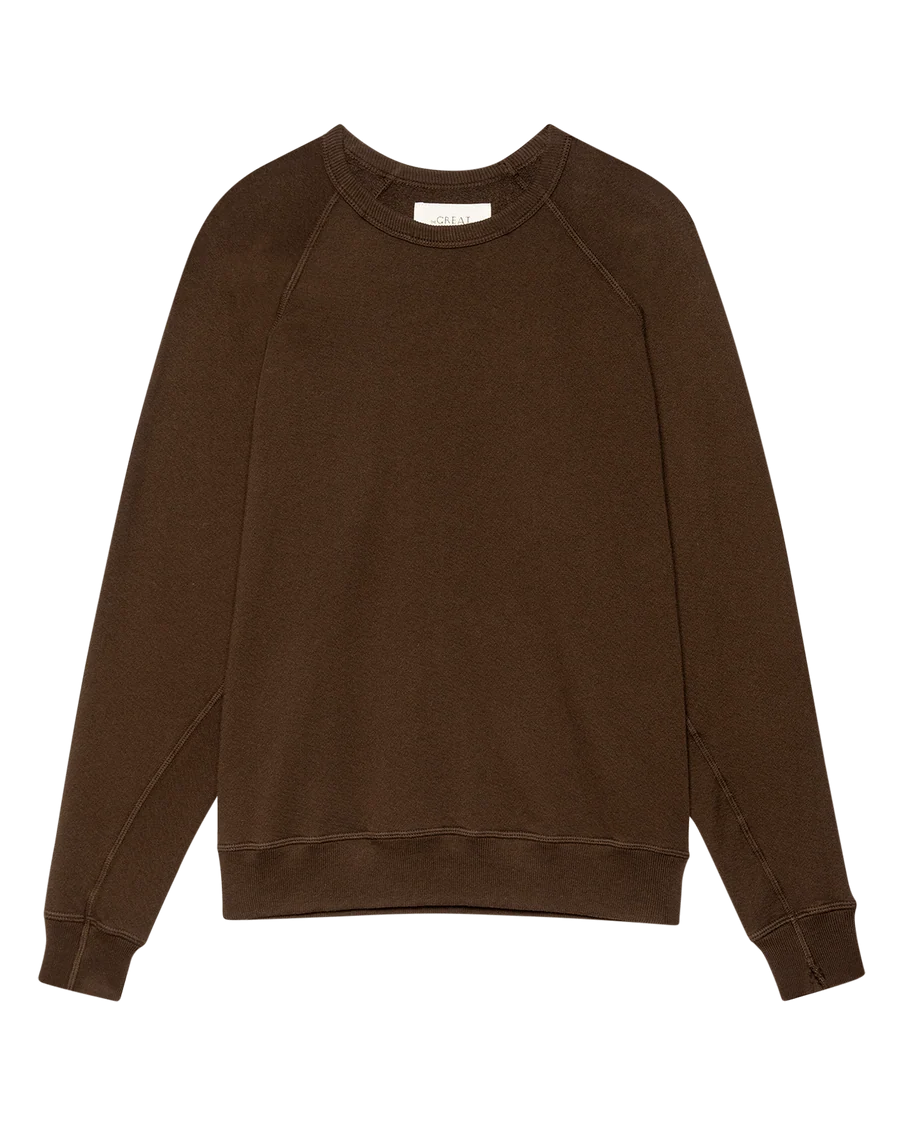 The College Sweatshirt. Driftwood