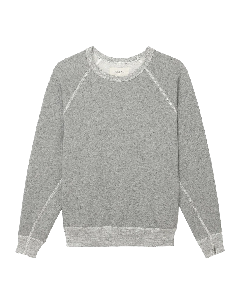 The College Sweatshirt. Varsity Grey