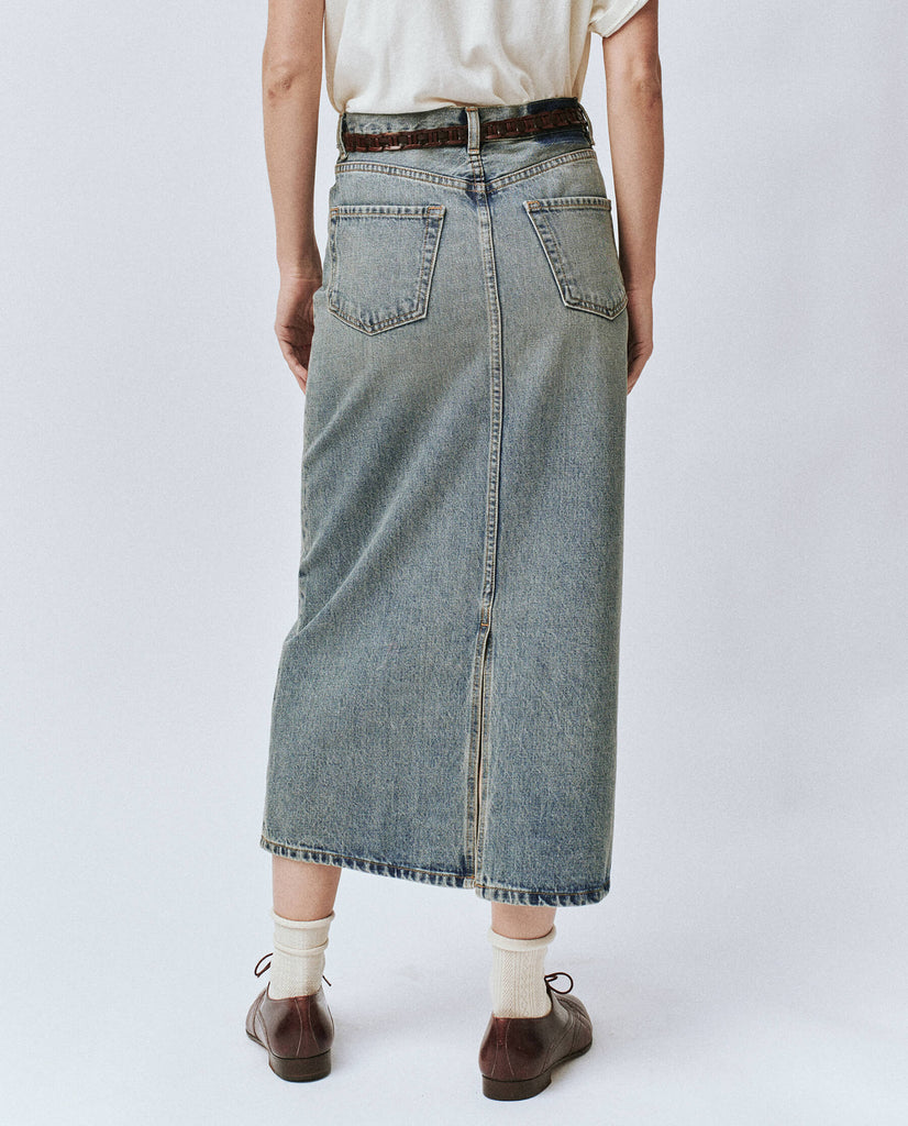 The Column Skirt. Monterey Wash