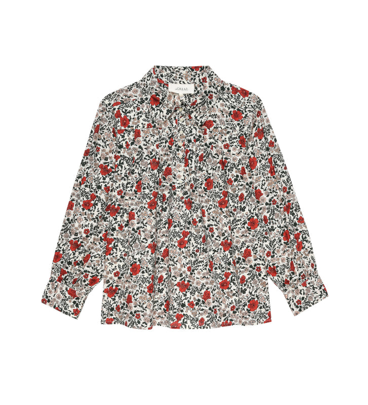 The Summit Top. Cream Mesa Floral