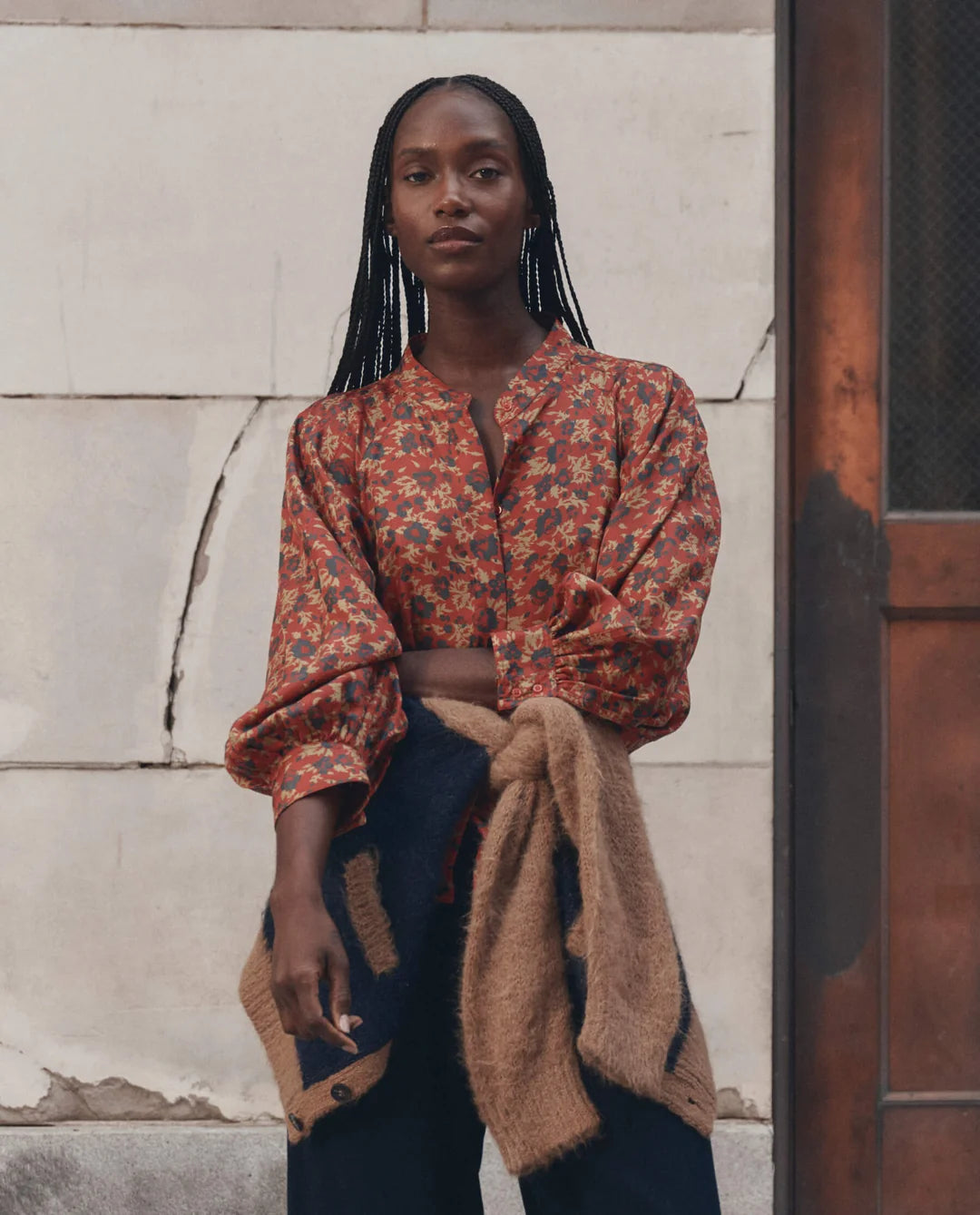 The Ashland Top. Gilded Poppy