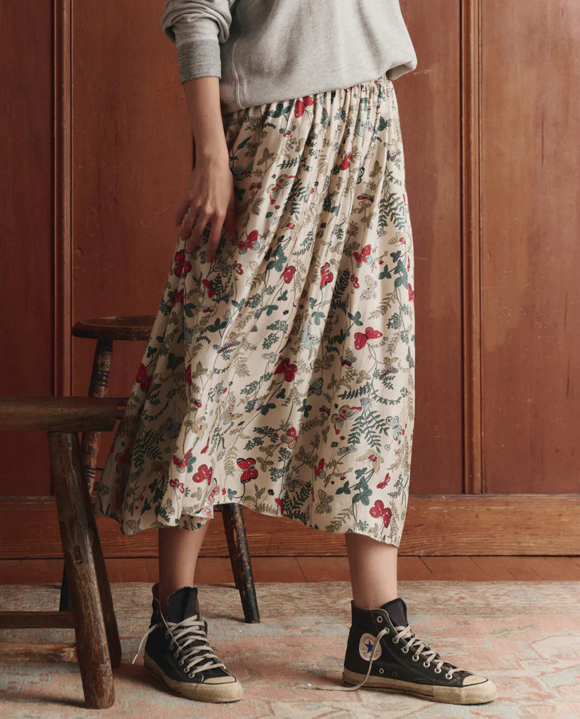 The Canary Skirt. Floating Butterfly