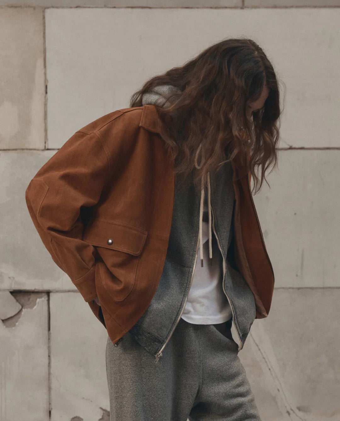 The Fleece Campus Hoodie. Dark Heather Grey