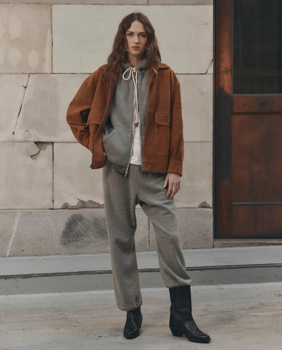 The Fleece Sport Sweatpant. Dark Heather Grey