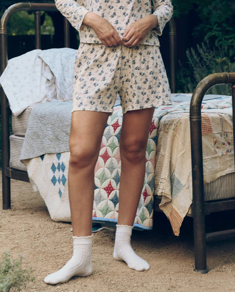 The Jersey Boxer Short. Indigo Rose