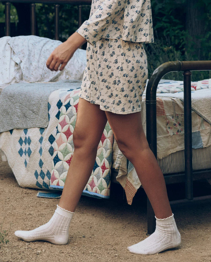 The Jersey Boxer Short. Indigo Rose