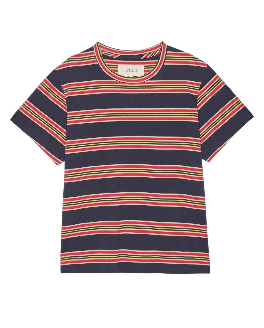 The Little Tee. Scout Stripe
