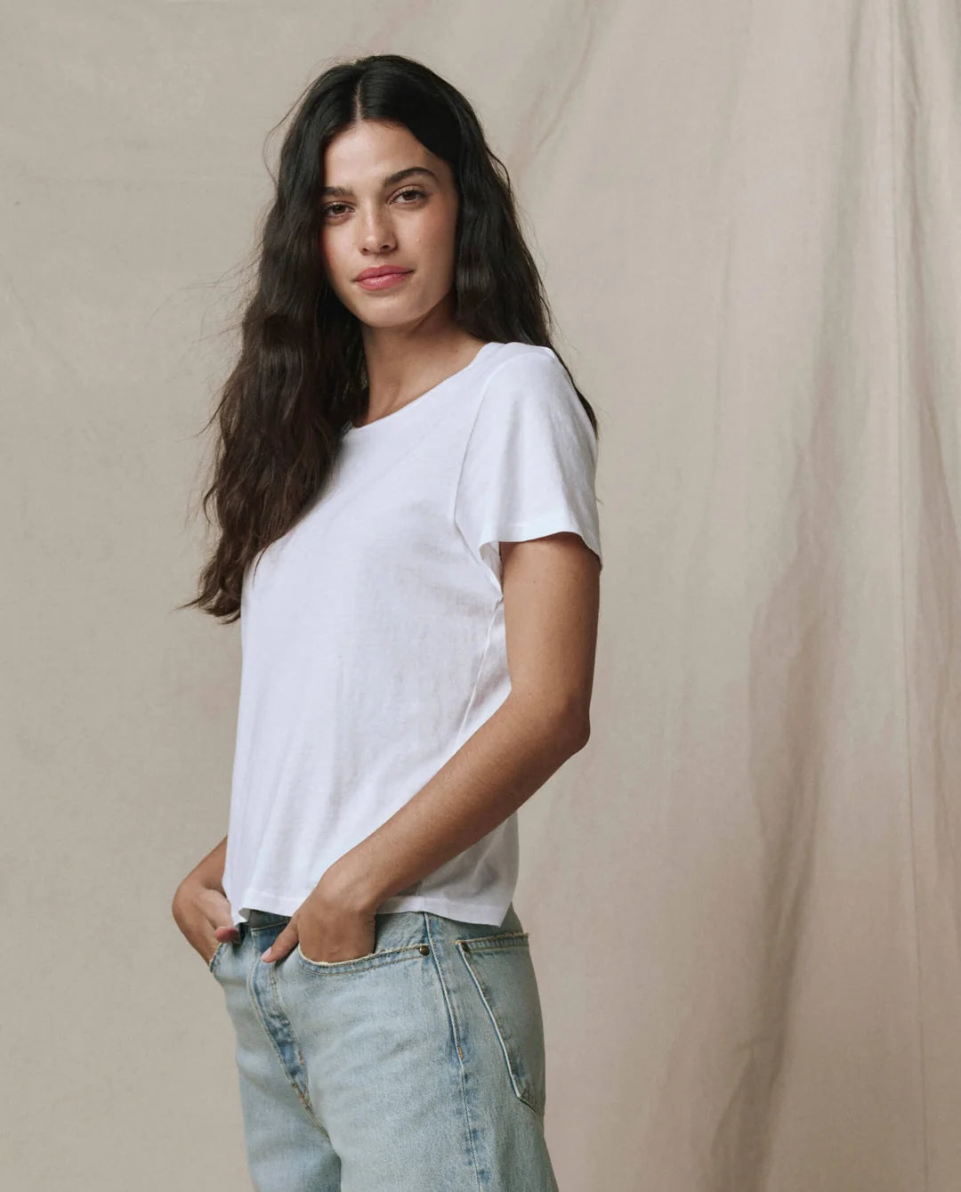 The Little Tee. True White