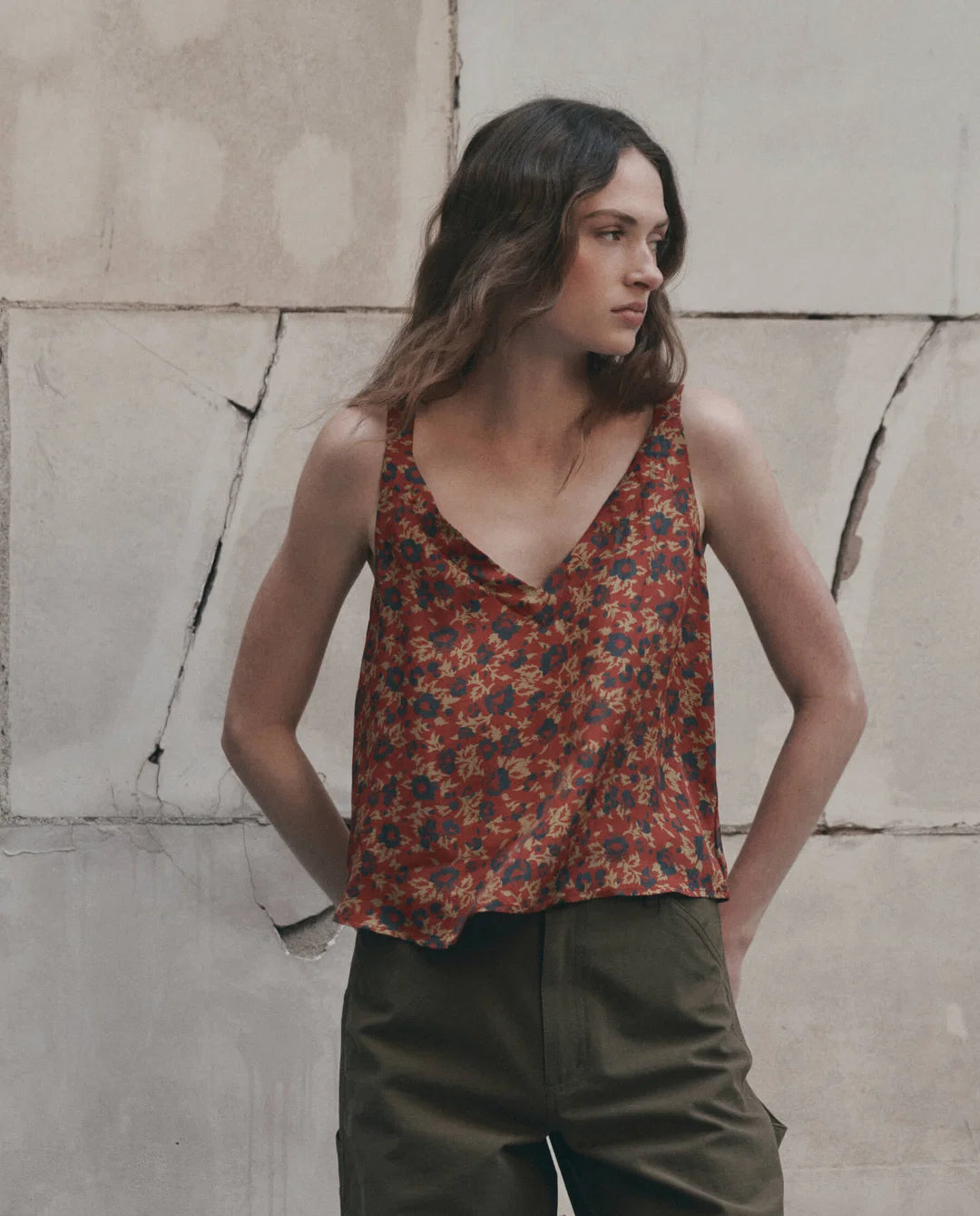 The Port Cami. Gilded Poppy