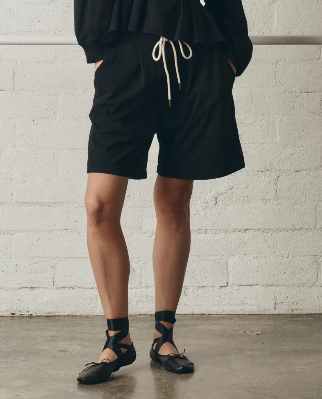 The Relaxed Sport Short. True Black