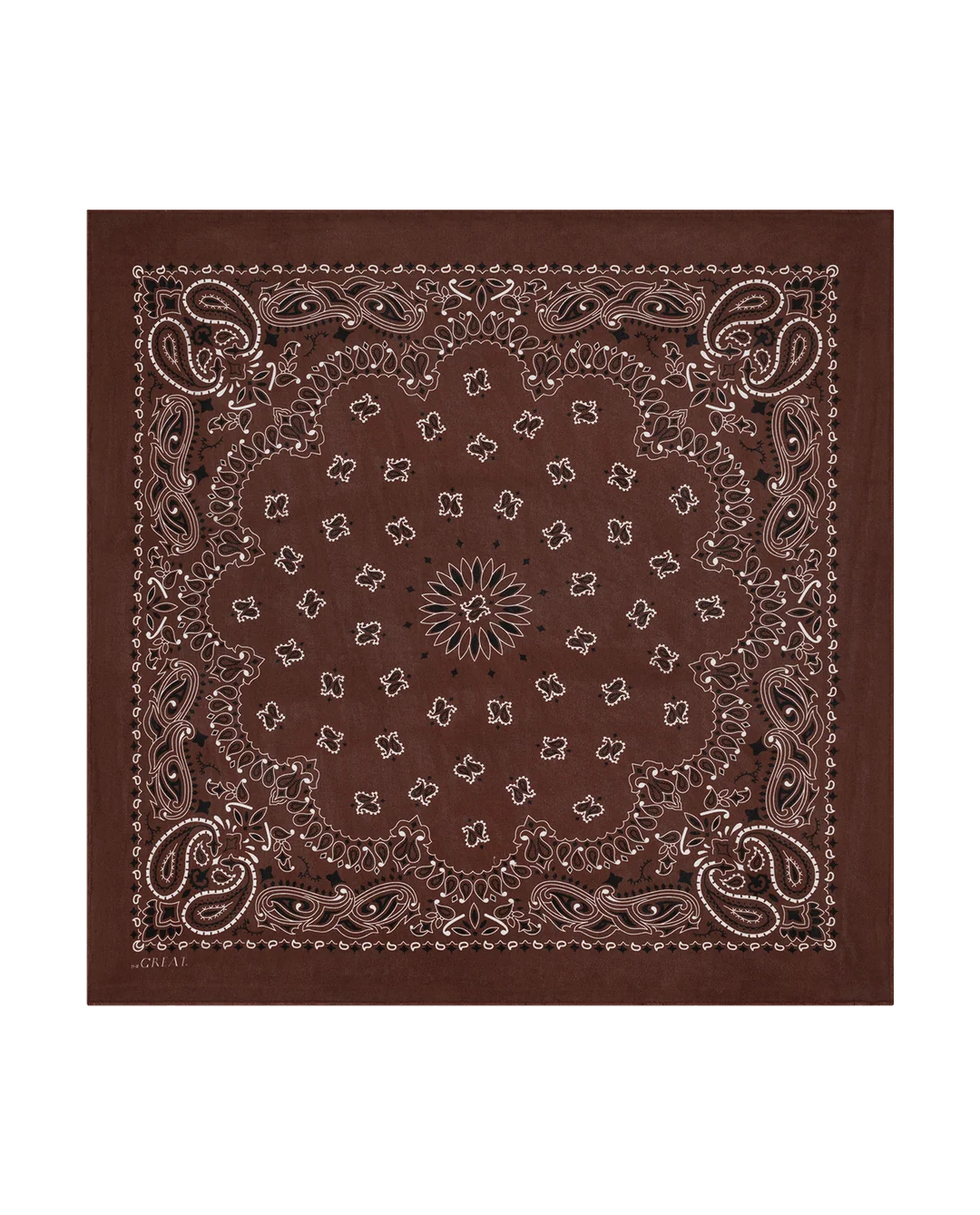 The Silk Bandana. Chocolate