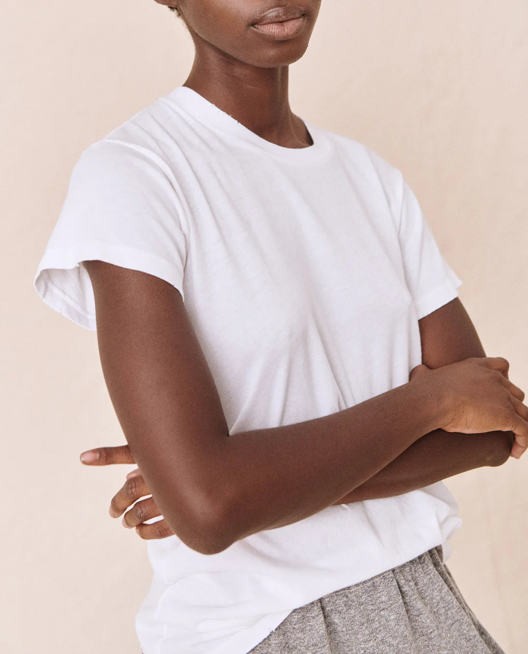 The Slim Tee. True White