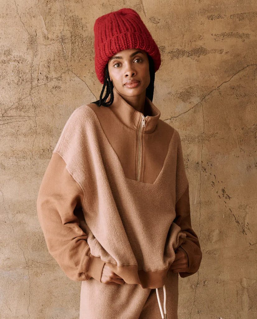 The Slouch Trail Sweatshirt. Fawn