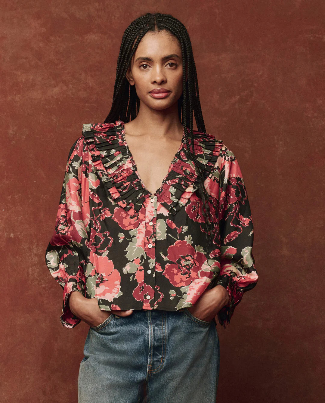 The Symphony Top. Charming Rose