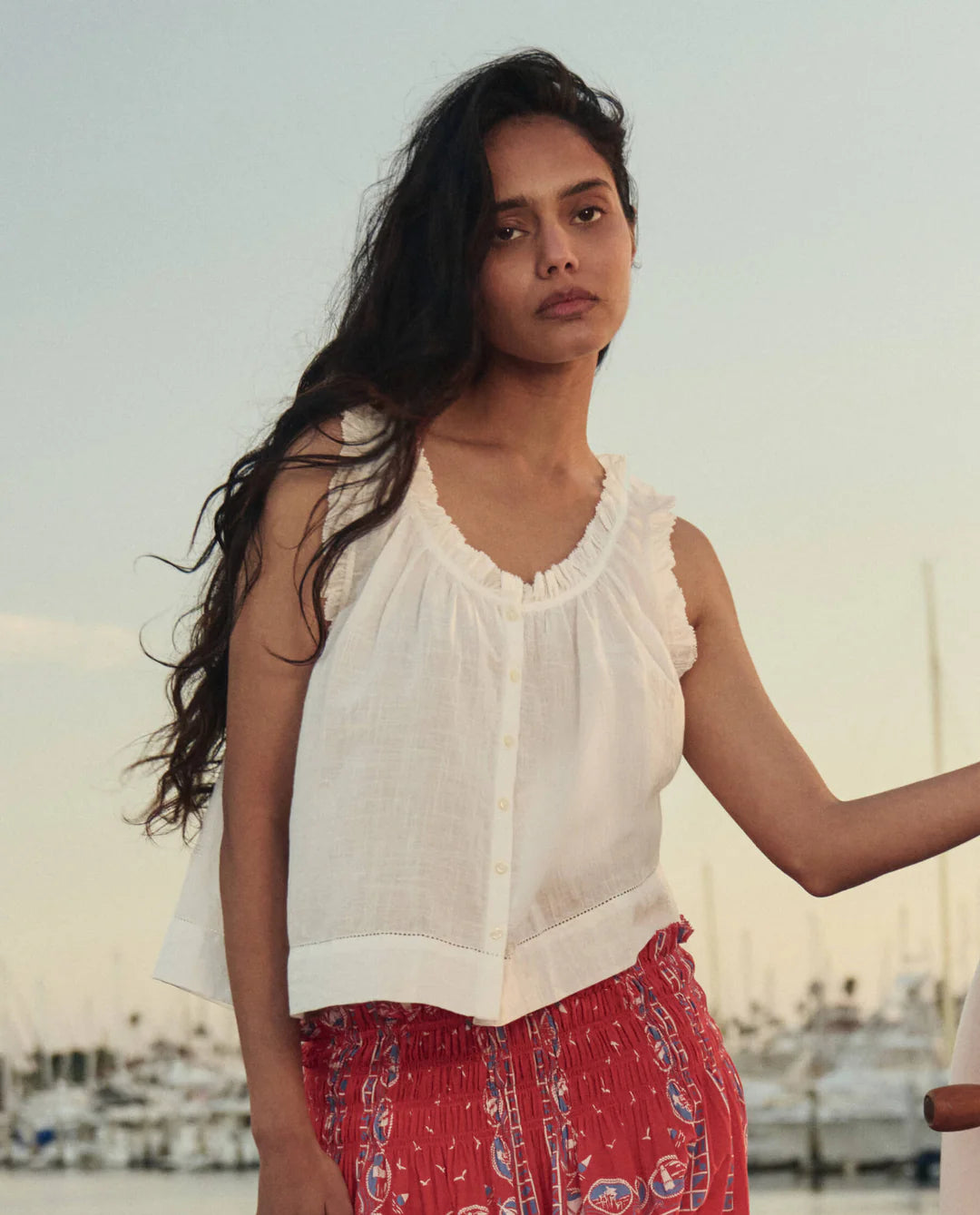 The Vignette Top. White