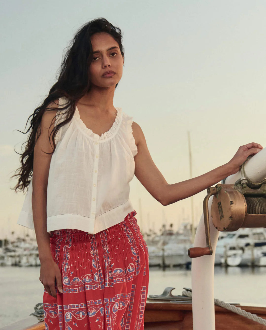 The Vignette Top. White