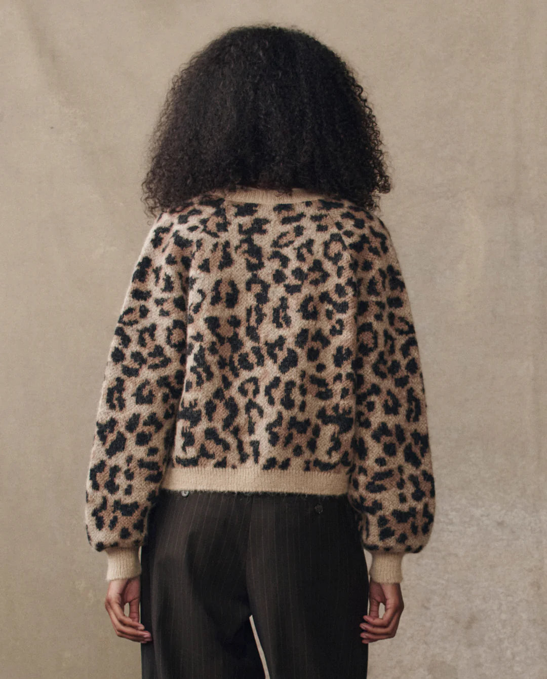 The Windsor Cardigan. Leopard