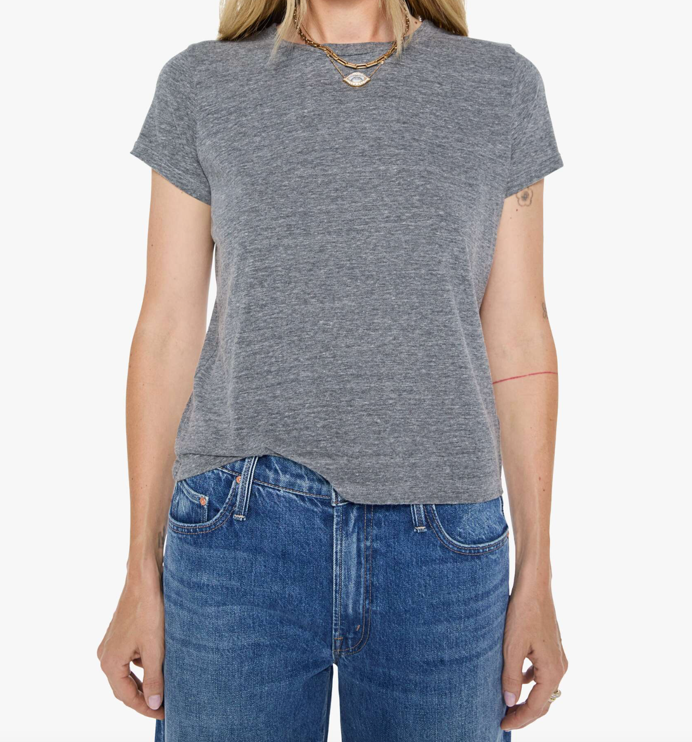 The Lil Goodie Goodie in Heather Grey