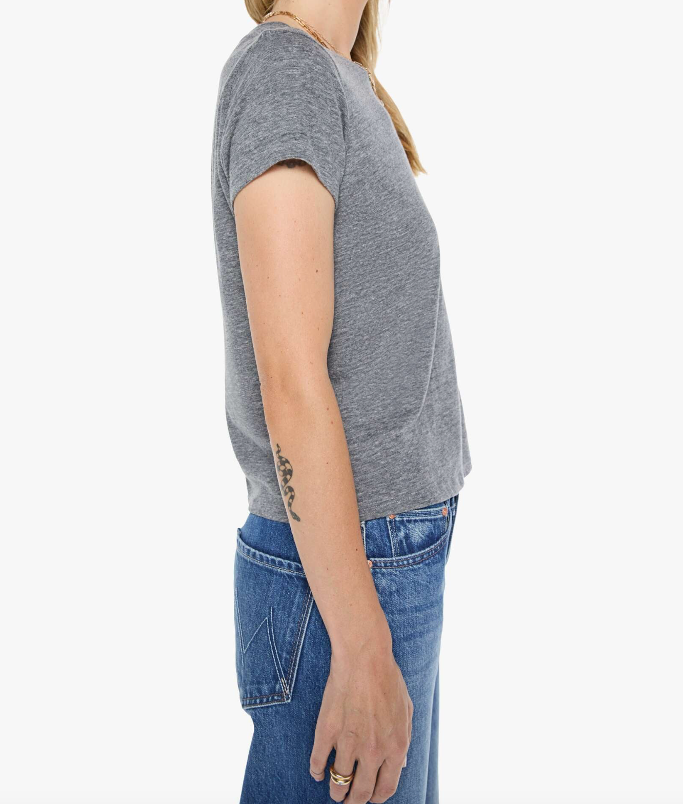 The Lil Goodie Goodie in Heather Grey