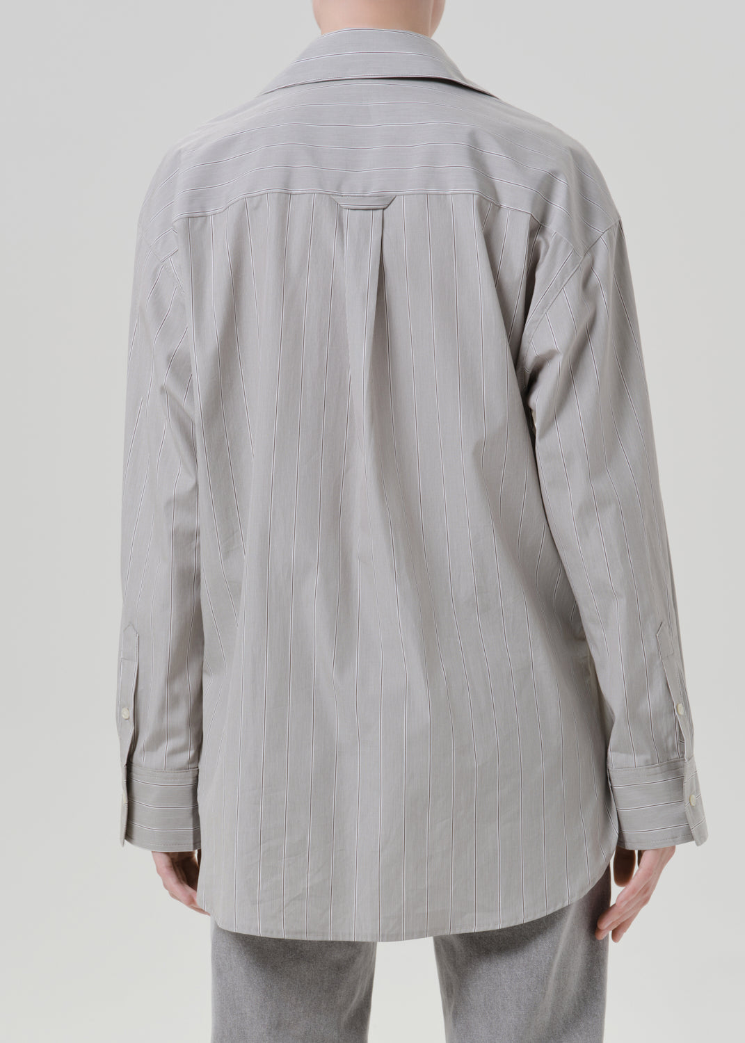 Thea Boyfriend Shirt in Marseille Stripe