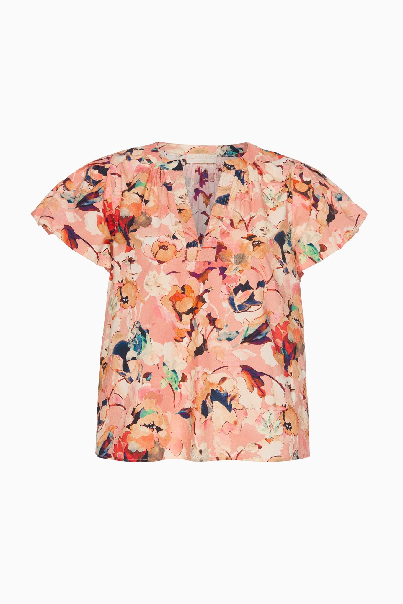 Abril Cotton Top in Camellia