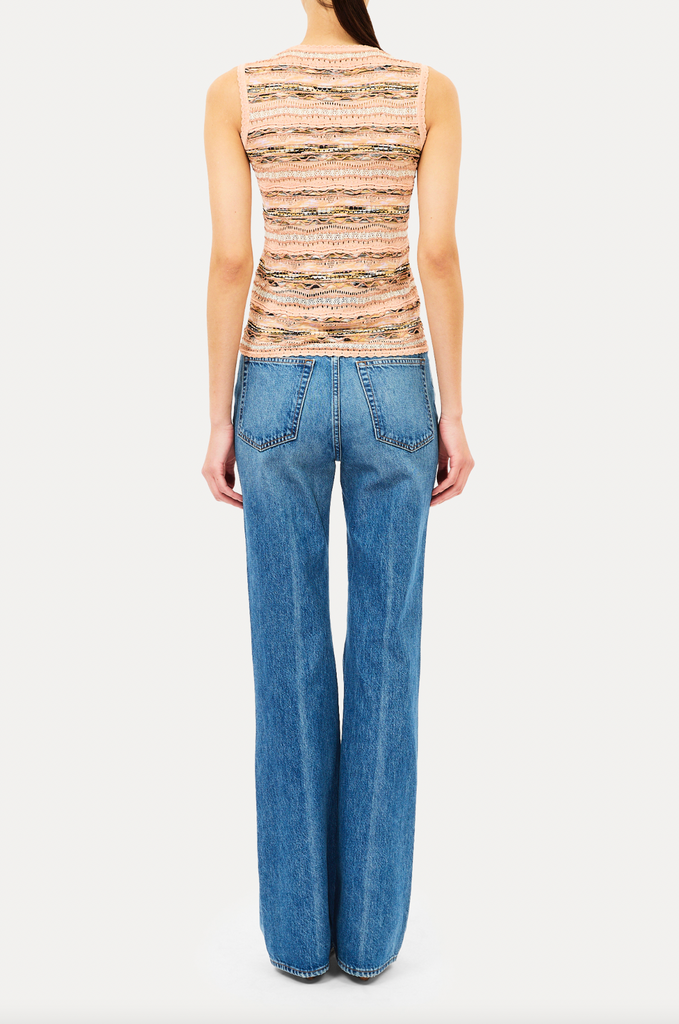 Alisa Knit Top in Hibiscus