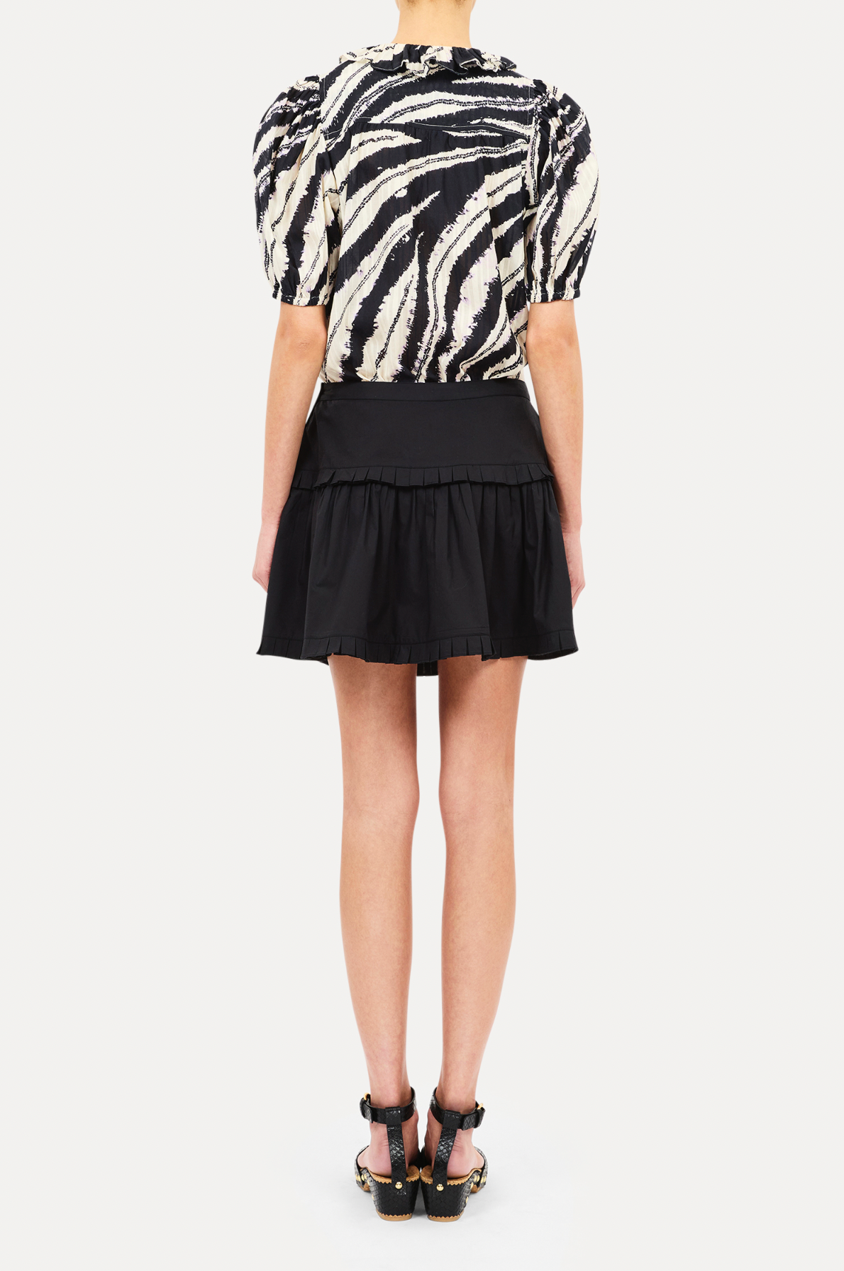 Amaria Cotton Top in Shibori Wave