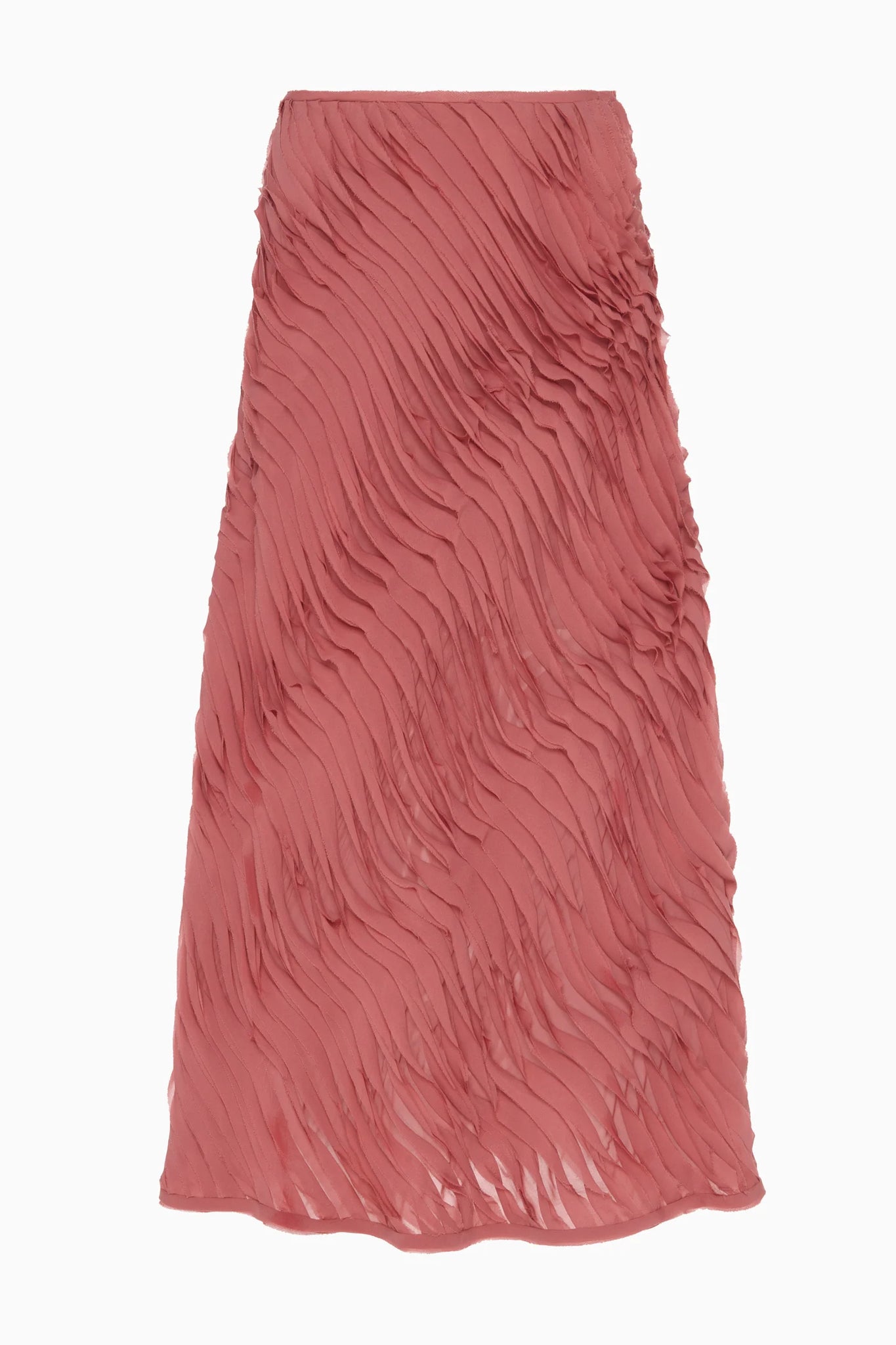 Amiko Midi Skirt in Chestnut