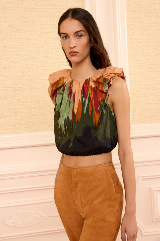 Gracie Cotton Top in Agate