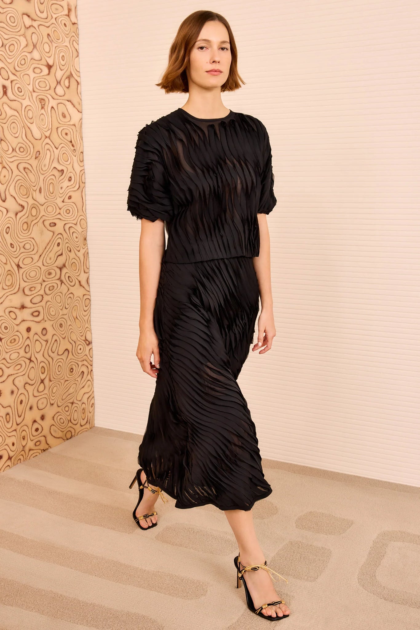 Vayda SS Top in Black