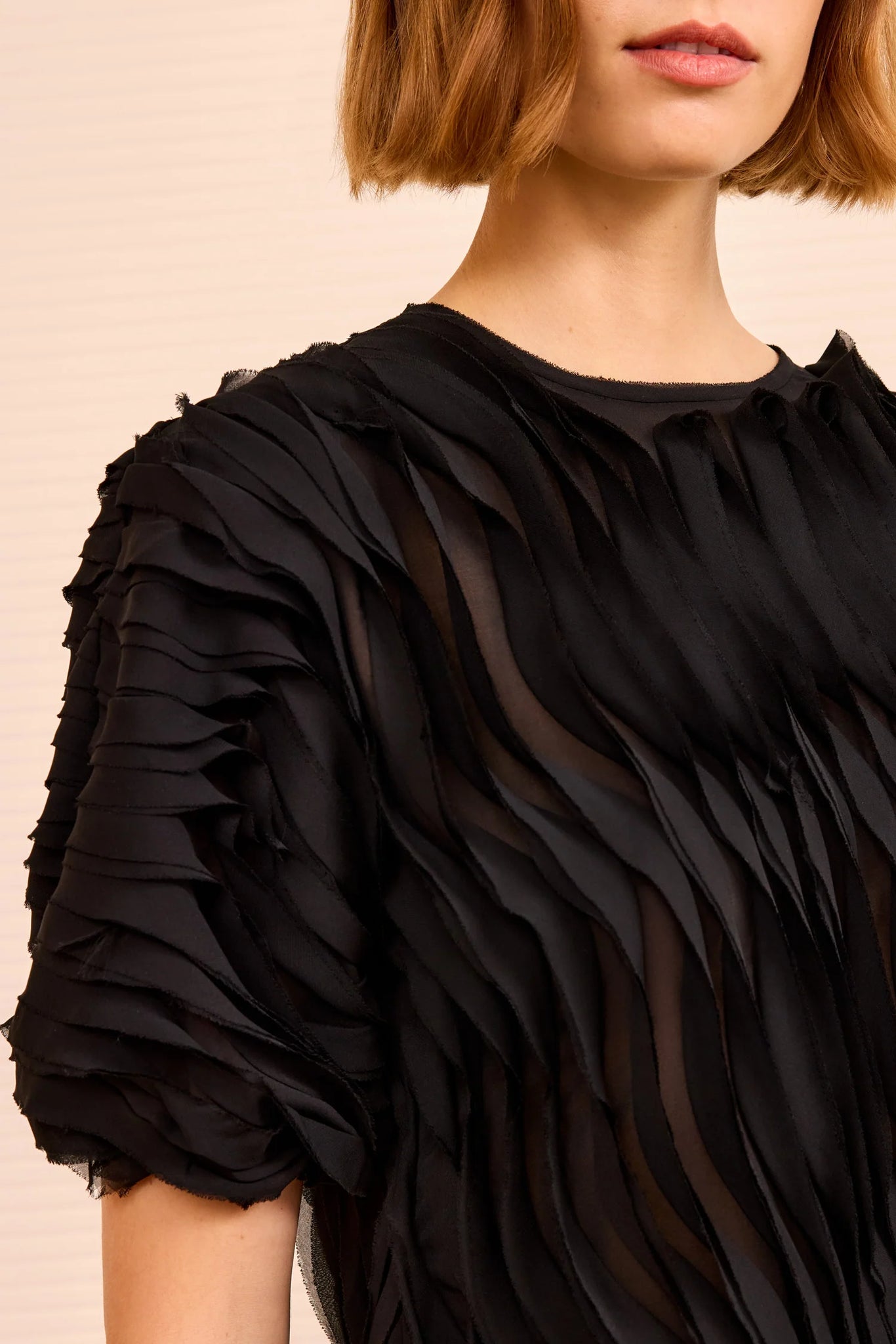 Vayda SS Top in Black