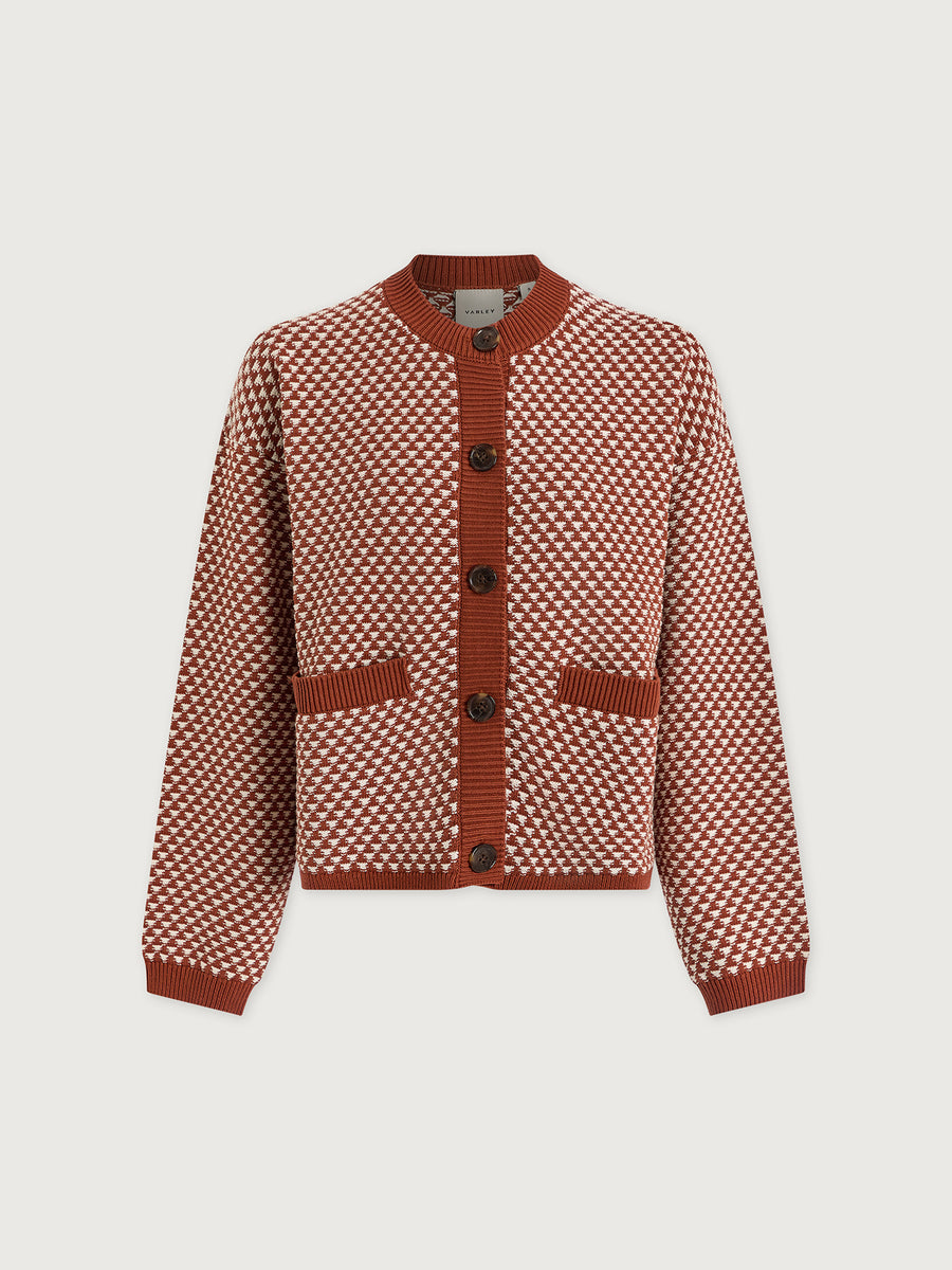 Elmwick Knit Jacket in Maple
