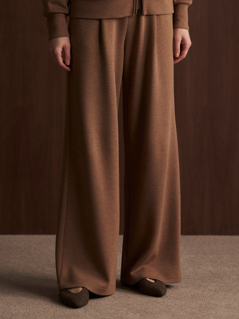 The Extra Wide Leg Pant 29.5" in Golden Bronze Marl