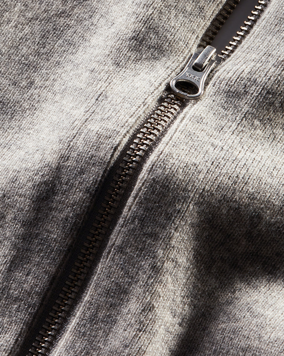 Uptown Merino Wool-Cashmere Dickey in Grey