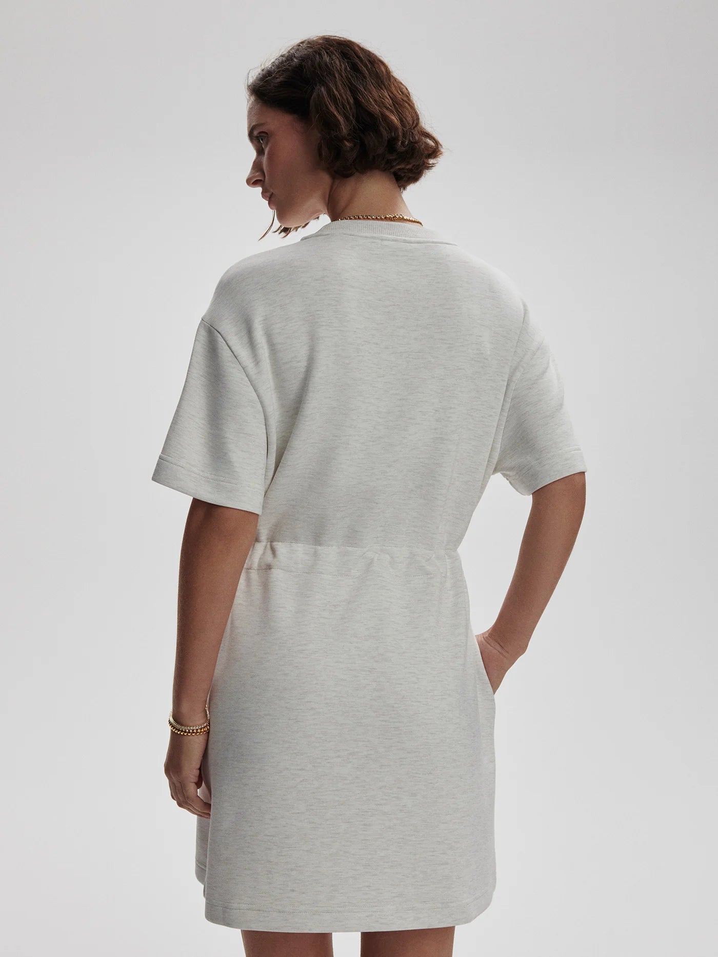 Maple Dress in Ivory Marl