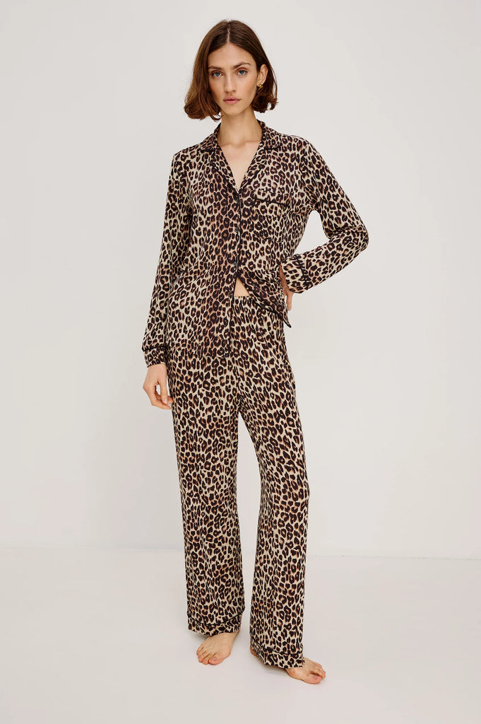 Varra Pajama Set in Brown Nala