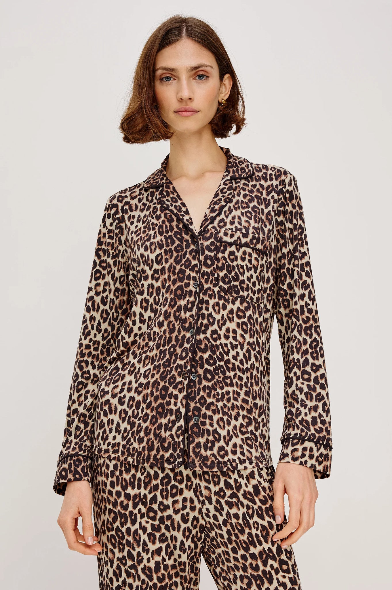 Varra Pajama Set in Brown Nala