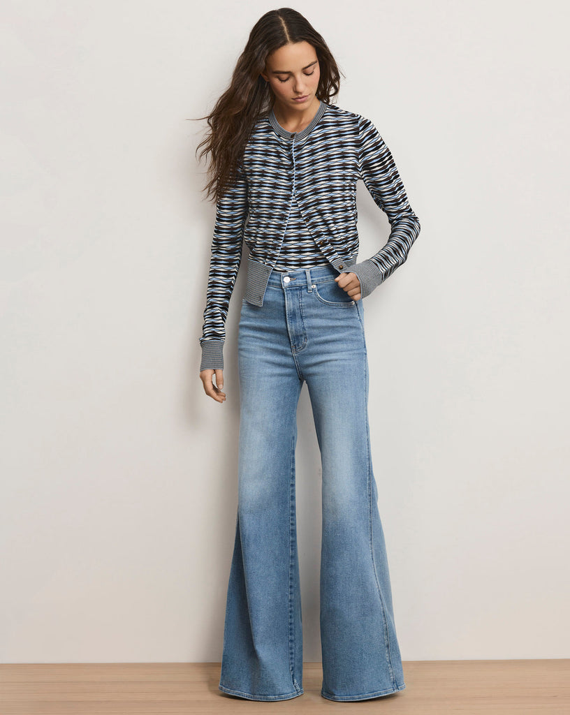 Cambria Knit Cardigan in Blue Jay Multi