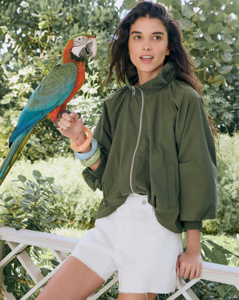 Circe Bubble Jacket in Army