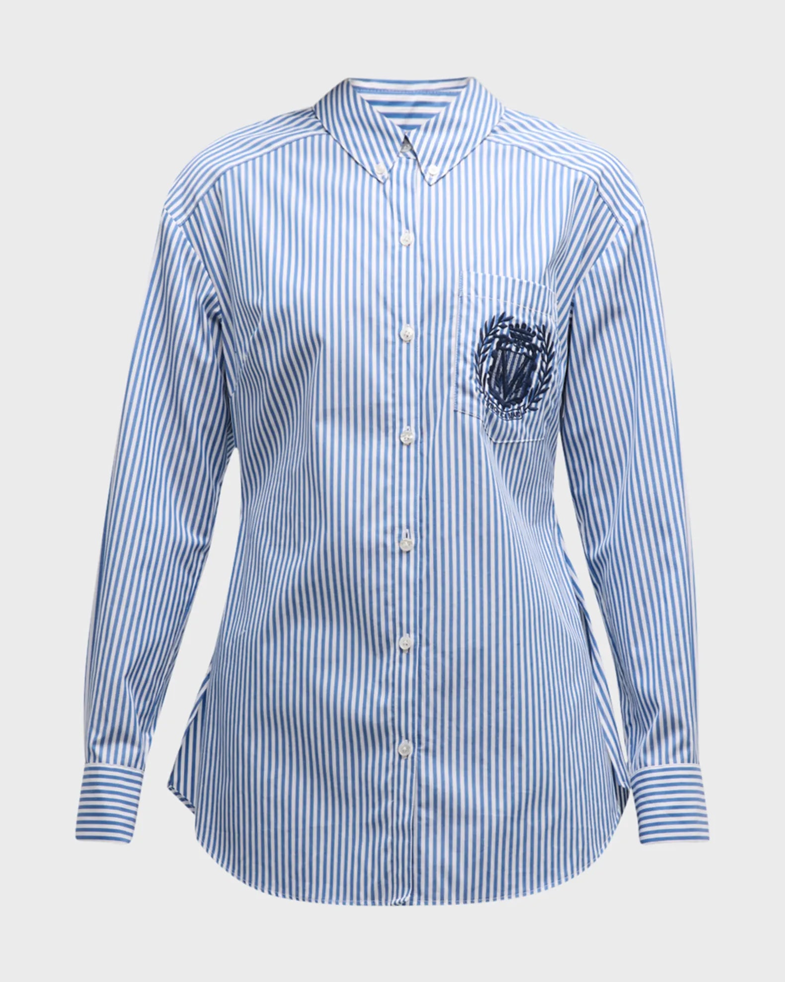 Daroda Top in Blue/White Stripe